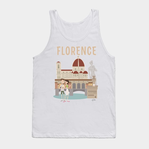 Florence Tourists Tank Top by PatrickScullin